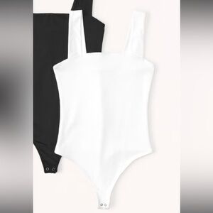 Abercrombie soft collection square neck bodysuit